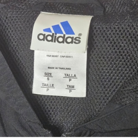 Vintage Adidas Zip Up Hooded Windbreaker - Picture 5 of 7